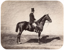 Hippisme, portrait &eacute;questre c1860
