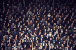 Foule stade ann&eacute;es 60