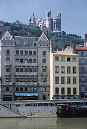 Lyon et la Sa&ocirc;ne