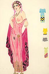 P&eacute;ri - Costume de sc&egrave;ne de Music-Hall par Ranson