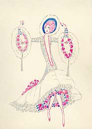 Cocotte - Costume de sc&egrave;ne de Music-Hall par Jos&eacute; de Zamora