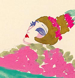 Panache - D&eacute;tail de costume de sc&egrave;ne de Music-Hall par Jos&eacute; de Zamora