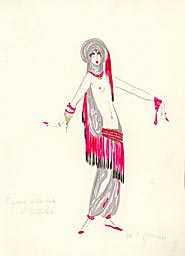 Turban - Costume de sc&egrave;ne de Music-Hall par Jos&eacute; de Zamora