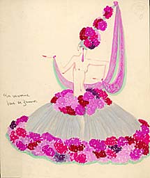 Visage - Costume de sc&egrave;ne de Music-Hall par Jos&eacute; de Zamora