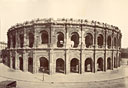 France - Provence - Les ar&egrave;nes de Nimes au XIXe si&egrave;cle vers 1860 par Baldus - Toute utilisation et droit r&eacute;serv&eacute;s par &copy; Phototh&egrave;que Ducatez