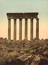 Liban - Ruines du temple du Soleil &agrave; Baalbek par Bonfils - Toute utilisation et droit r&eacute;serv&eacute;s par &copy; Phototh&egrave;que Ducatez