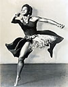 Pearl Primus Danseuse circa 1945 - Danse am&eacute;ricaine