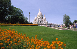 Montmartre, le Sacr&eacute;-Coeur et les jardins