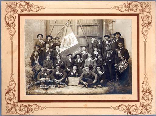 Conscrits 1905 by Baudrier - ref. 10034 - &copy; All uses and rights reserved by Phototheque Ducatez