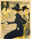 Affiche du Divan japonais par Henri de Toulouse-Lautrec
